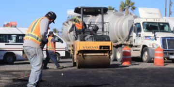 Mantenimiento en gaza de incorporación a Garita de Otay
