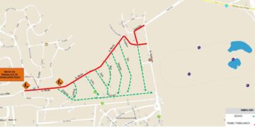 Anuncian cierre parcial en Col. Hipódromo por reencarpetado