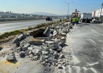Daños por vandalismo en infraestructura pluvial en avenidas principales