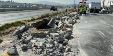 Daños por vandalismo en infraestructura pluvial en avenidas principales