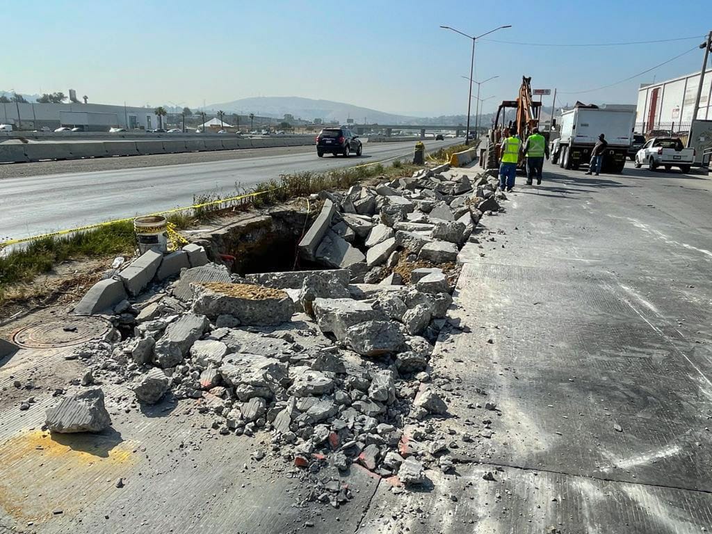 Daños por vandalismo en infraestructura pluvial en avenidas principales
