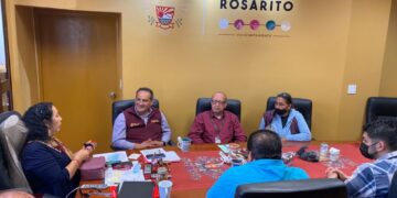 Reunión de coordinación entre Ayuntamiento de Rosarito y Cespt