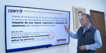 Trabaja Cespt en implementar programa de control de descargas de contaminantes a la red de alcantarillado