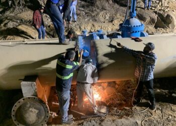 Concluyen la instalación del «Booster» en presa El Carrizo