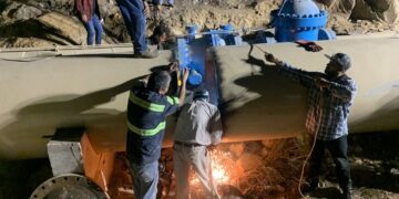 Concluyen la instalación del «Booster» en presa El Carrizo