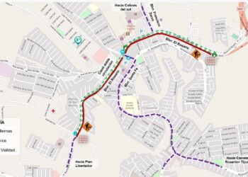 Cierran bulevar El Rosario para agilizar reconstrucción de concreto hidráulico