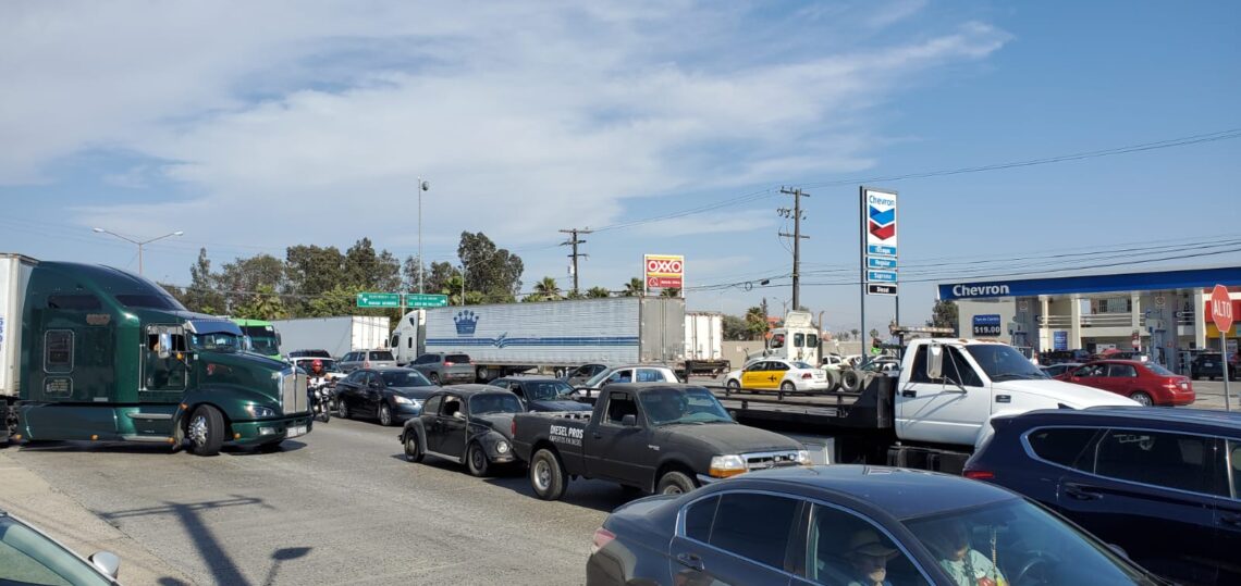 Punto crítico Bellas Artes-Aduana, en Mesa de Otay