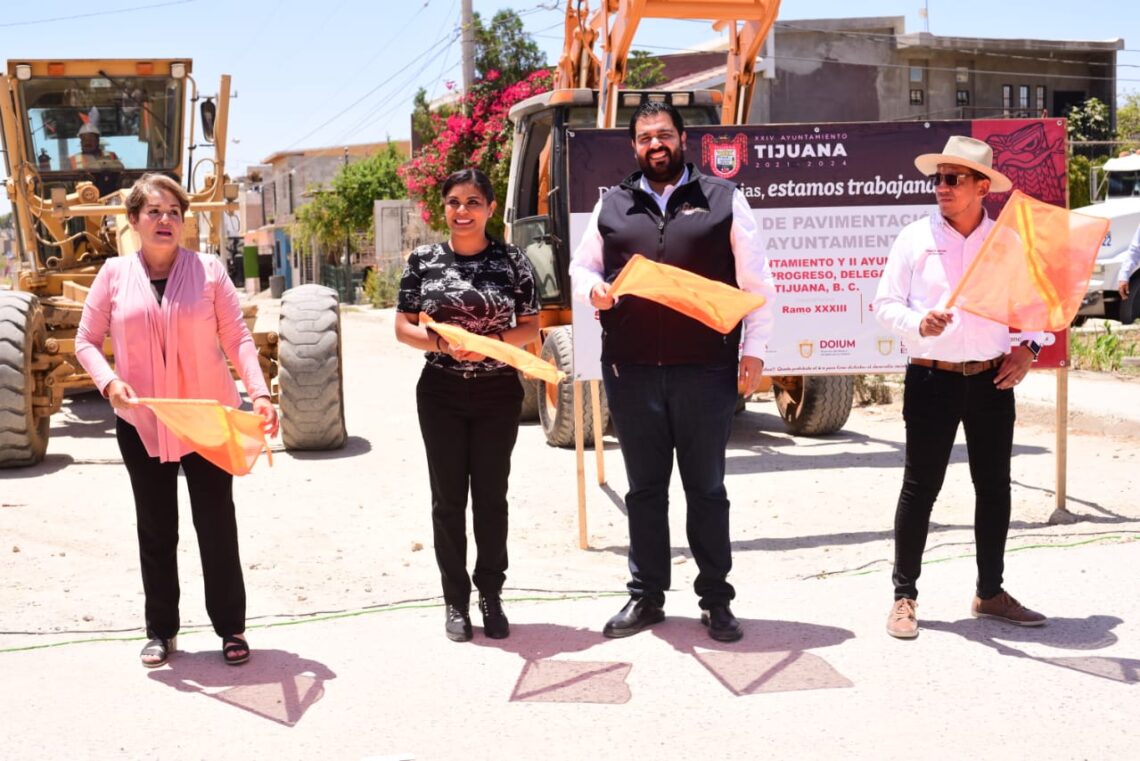 Invierte municipio casi 4 MDP en inicio de pavimentación en colonia Tijuana Progreso