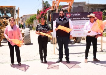 Invierte municipio casi 4 MDP en inicio de pavimentación en colonia Tijuana Progreso