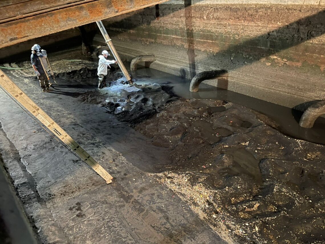 Concluye Cespt desazolve de cárcamo de bombeo Laureles 1