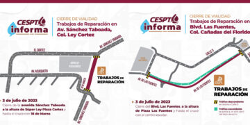 Anuncian rutas alternas en puntos de rehabilitación del Acueducto Florido-Aguaje