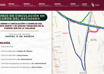Habrá cambios de circulación en Cañón del Matadero