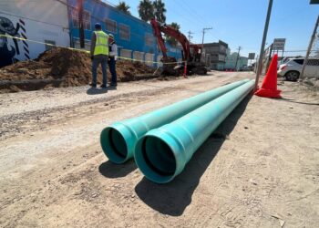 Realiza Cespt rehabilitación de alcantarillado en Col. Magisterial