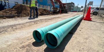 Realiza Cespt rehabilitación de alcantarillado en Col. Magisterial