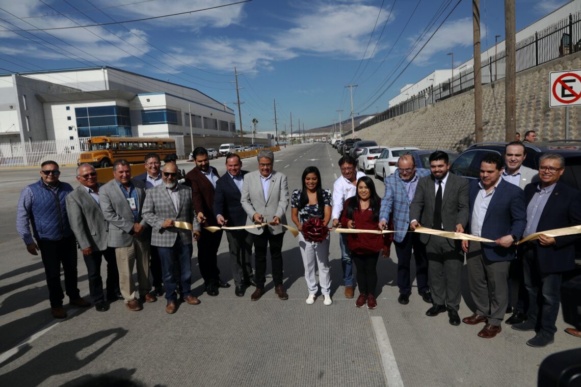 Reconoce AIMO obras del Ayuntamiento de Tijuana en zona industrial de Otay
