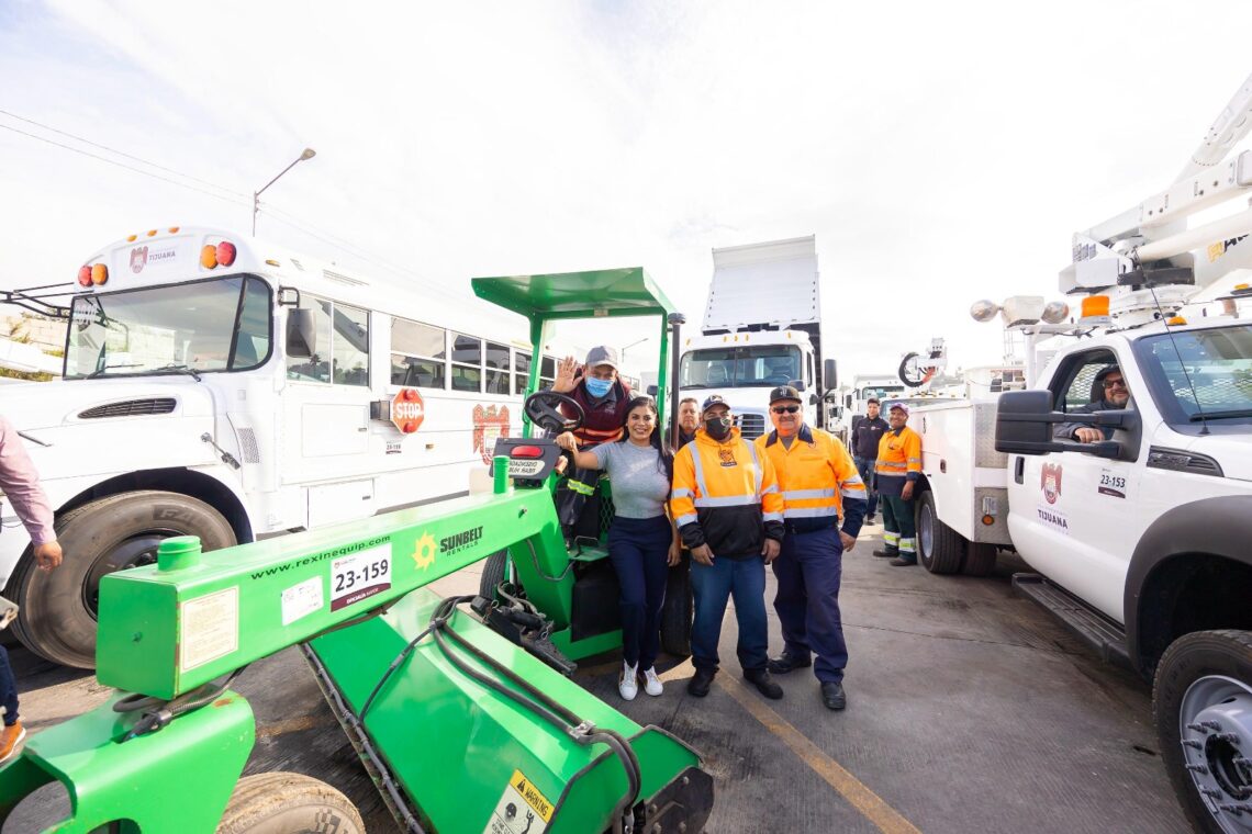 Más de 37 millones de pesos invertidos en maquinaria pesada para Tijuana