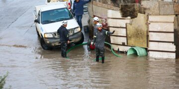 Continúa operativo emergente por incidencias en la Red Sanitaria de Tijuana luego de las lluvias