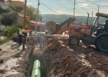 Continúan trabajos preventivos en Colector Cochimíes ante posibilidad de lluvias