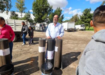 Entregan más de 600 paquetes con material de construcción a familias vulnerables de Tijuana
