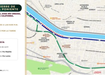 Detectan hundimiento en Vía Rápida Poniente