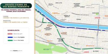 Detectan hundimiento en Vía Rápida Poniente