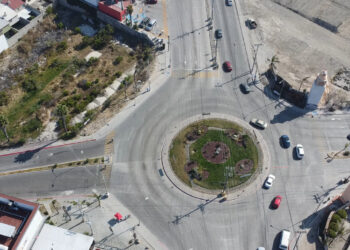 Continúan con proyecto de mejora en glorieta de Santa Fe