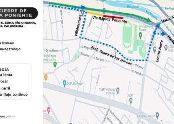 Repararán tramo dañado en Vía Lenta Oriente
