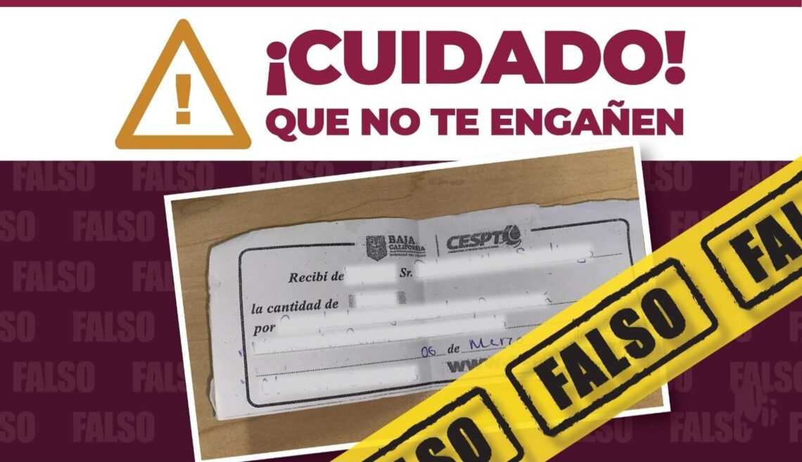 Advierte Cespt sobre falsos cobradores