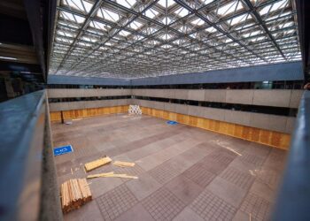 Inspeccionan inicio de los trabajos de mantenimiento en Palacio Municipal