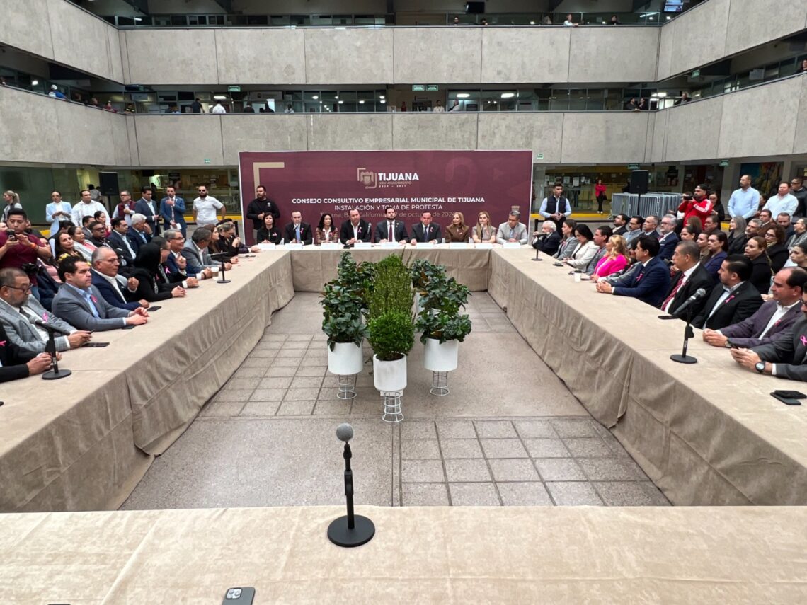 Se integra el CCE Tijuana al primer Consejo Consultivo Empresarial de la ciudad 