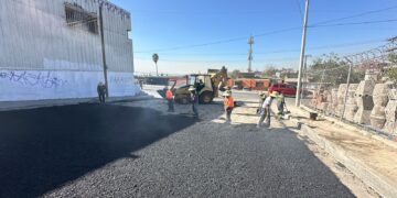 Realizan obras de reparación de vialidades en Tijuana