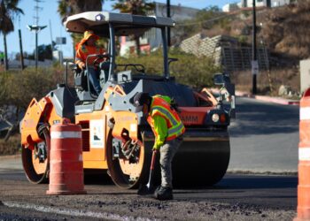 Continúa rehabilitación de vialidades en Tijuana