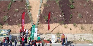 Contribuye Nación Verde a creación de Talud del Sol en Parque Esperanto