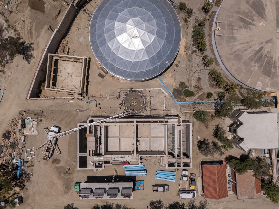 Planta de tratamiento «La Nopalera» ya supera el 60% de avance