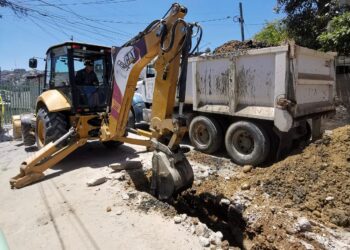 Rehabilita CESPT diariamente red sanitaria en zona de alta afluencia en Tijuana