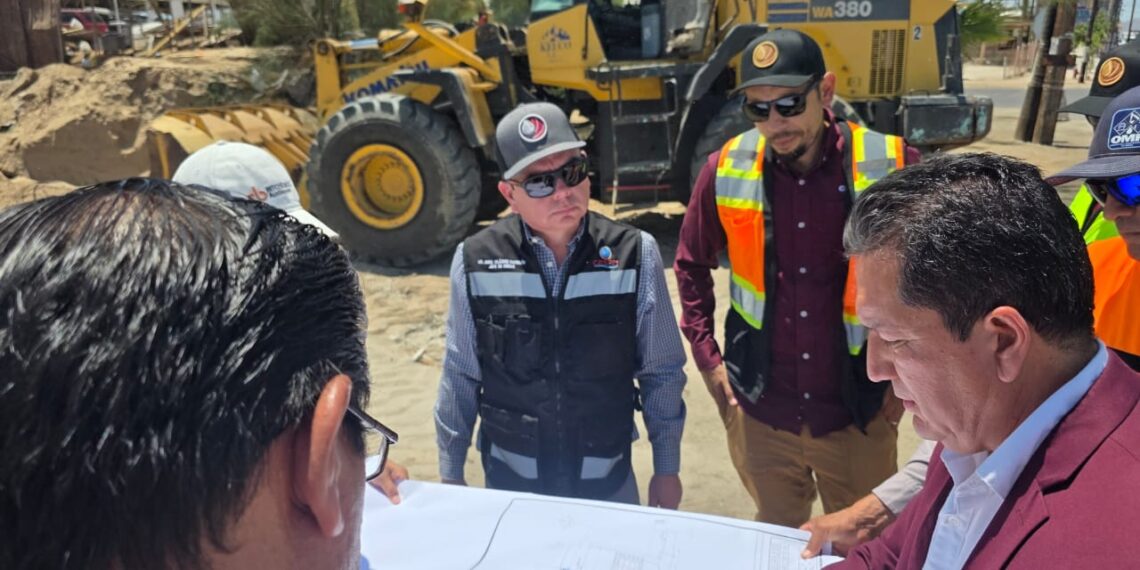 Inicia CESPM construcción de compuerta en San Felipe para prevenir inundaciones en zona del estero
