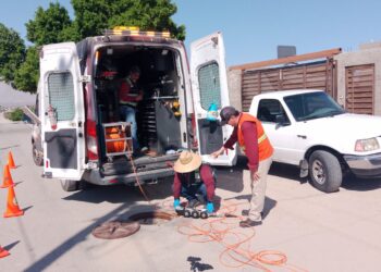 Realiza CESPM video inspección e instala 440 medidores en San Felipe