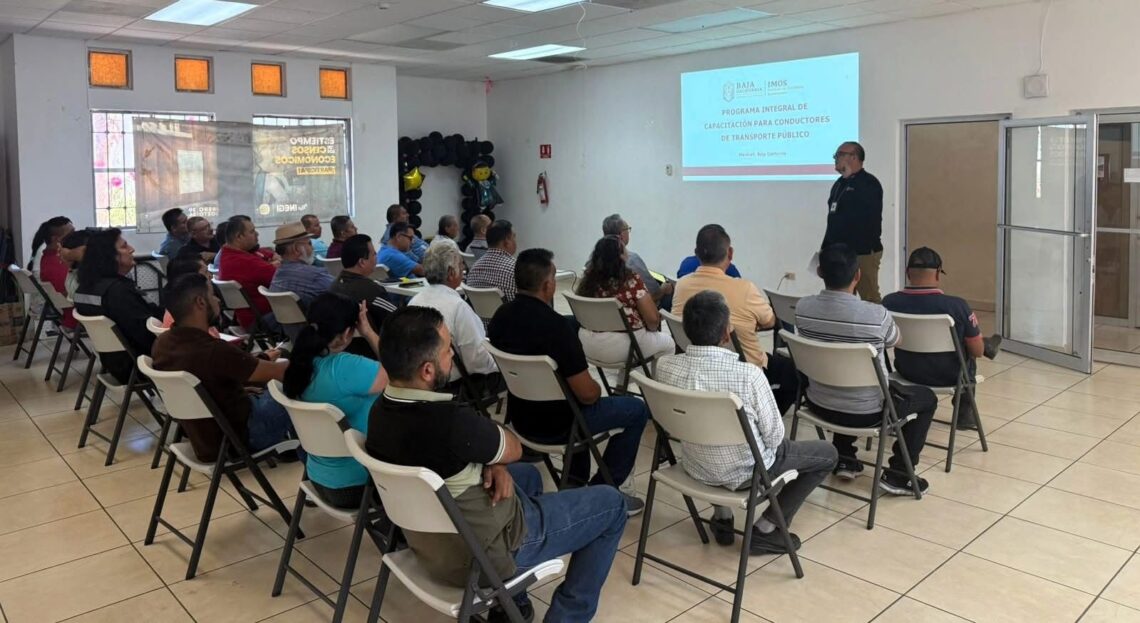 Capacitan a más de 200 choferes de transporte público de Mexicali: IMOS