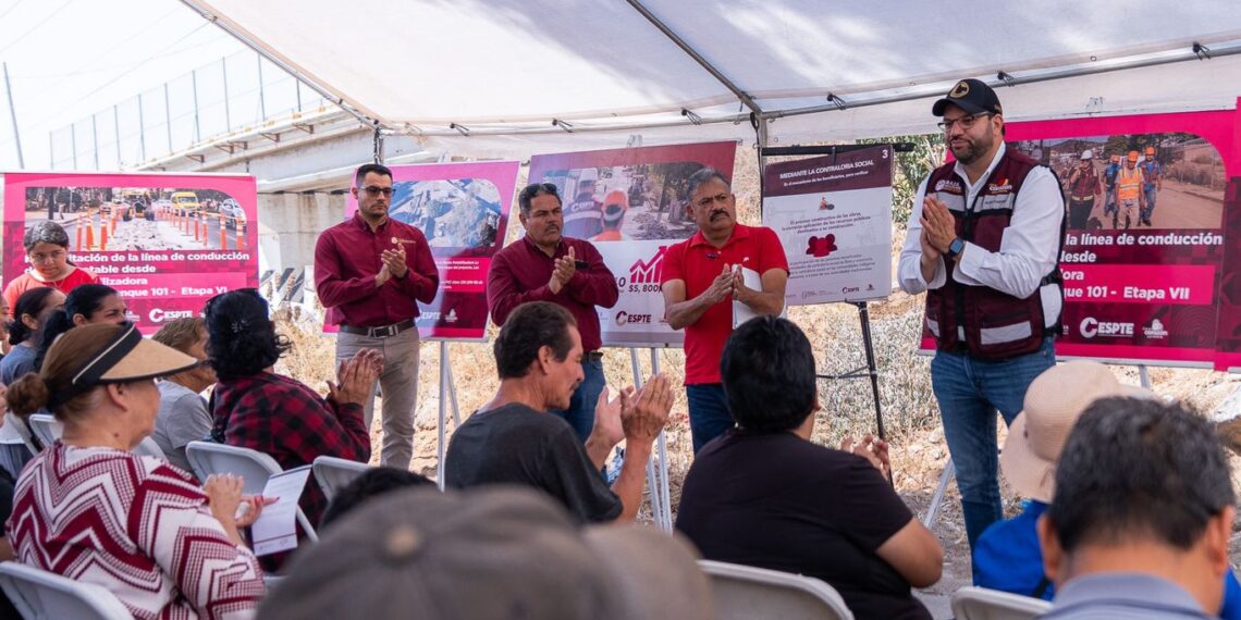 Inicia rehabilitación de línea La Nopalera-Tanque 101, etapss VI y VII