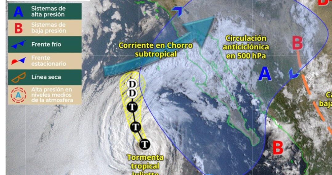 Advierte Protección Civil por lluvias y tormentas eléctricas en Baja California