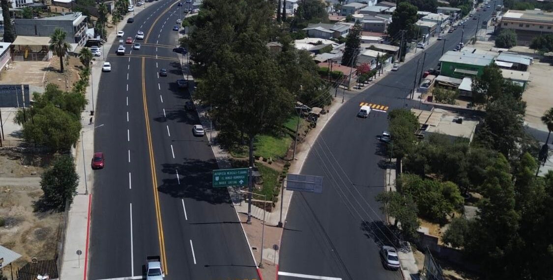 Rehabilitados más de 38 mil metros cuadrados de pavimento en avenidas Juárez e Hidalgo, en Tecate