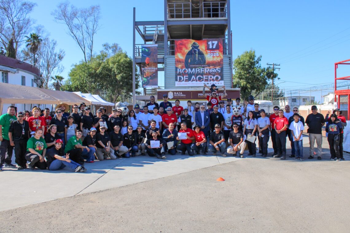 Realizan con éxito competencia «Bomber@s de Acero 2025»