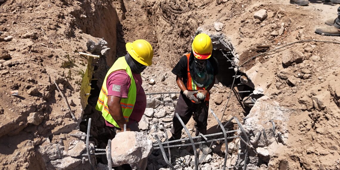 Amplían red de agua potable en Huertas de la Progreso, Mexicali