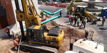 Trabaja Cespm en reparación de colector sanitario de Gran Vía