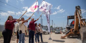 Arranca CESPT obra de alcantarillado en Granjas Familiares del Matamoros