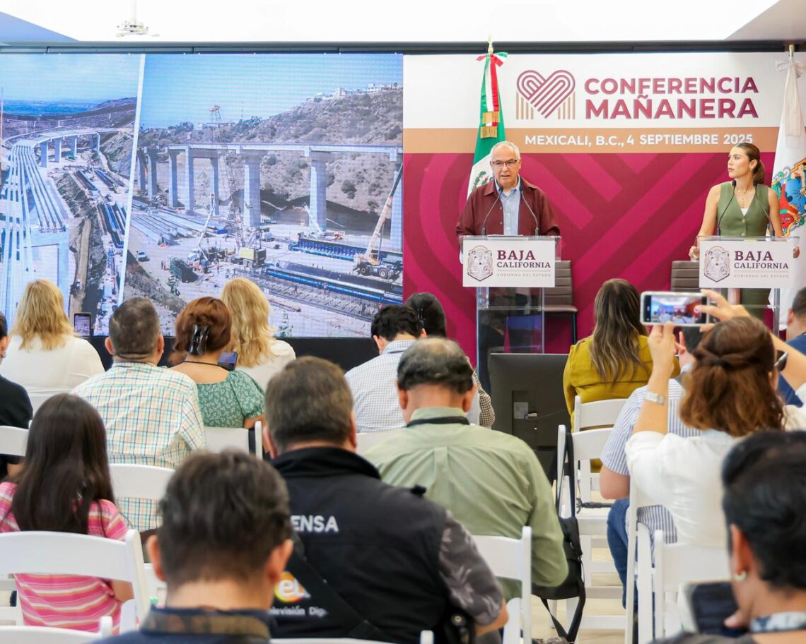 Destaca gobernadora Marina del Pilar acciones federales de infraestructura para BC
