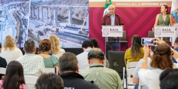 Destaca gobernadora Marina del Pilar acciones federales de infraestructura para BC