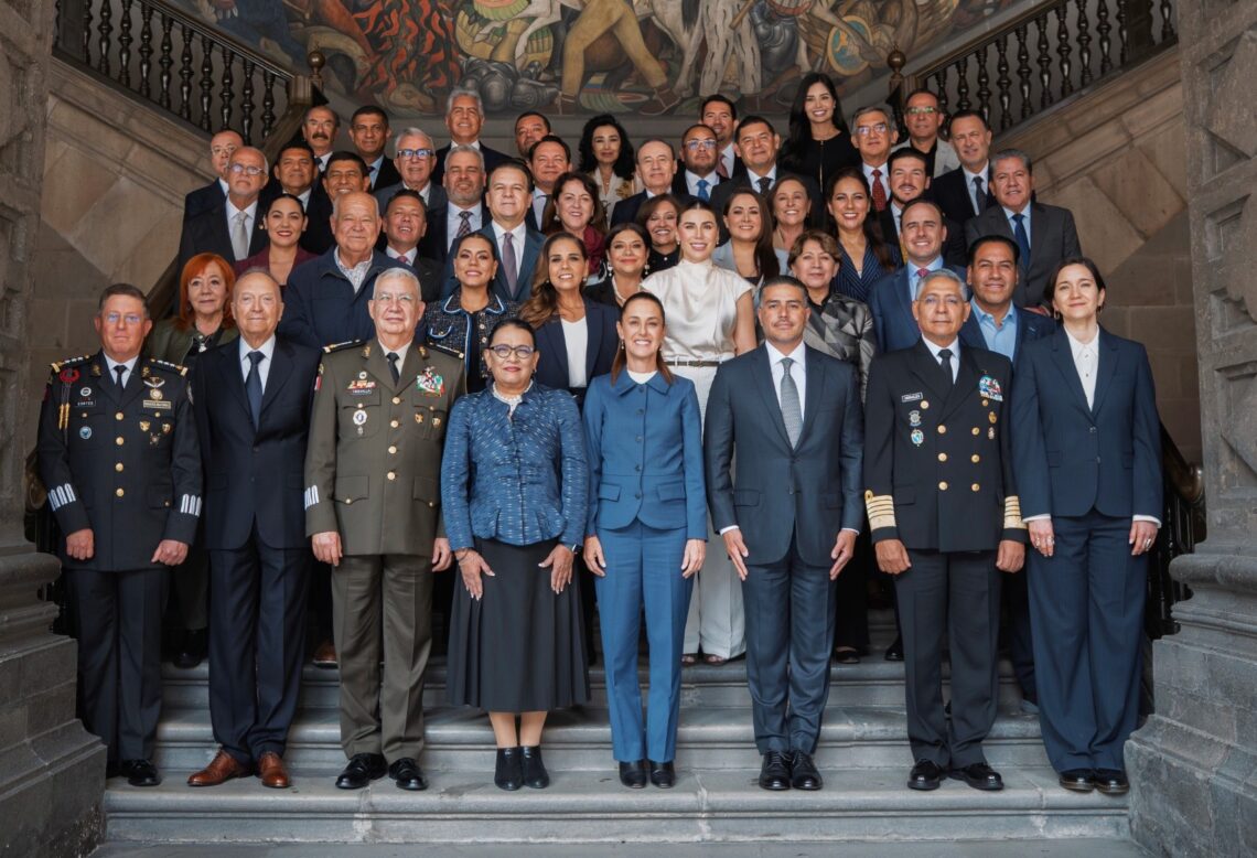 Participa gobernadora Marina del Pilar en Consejo Nacional de Seguridad y resalta coordinación con la federación para fortalecer la paz