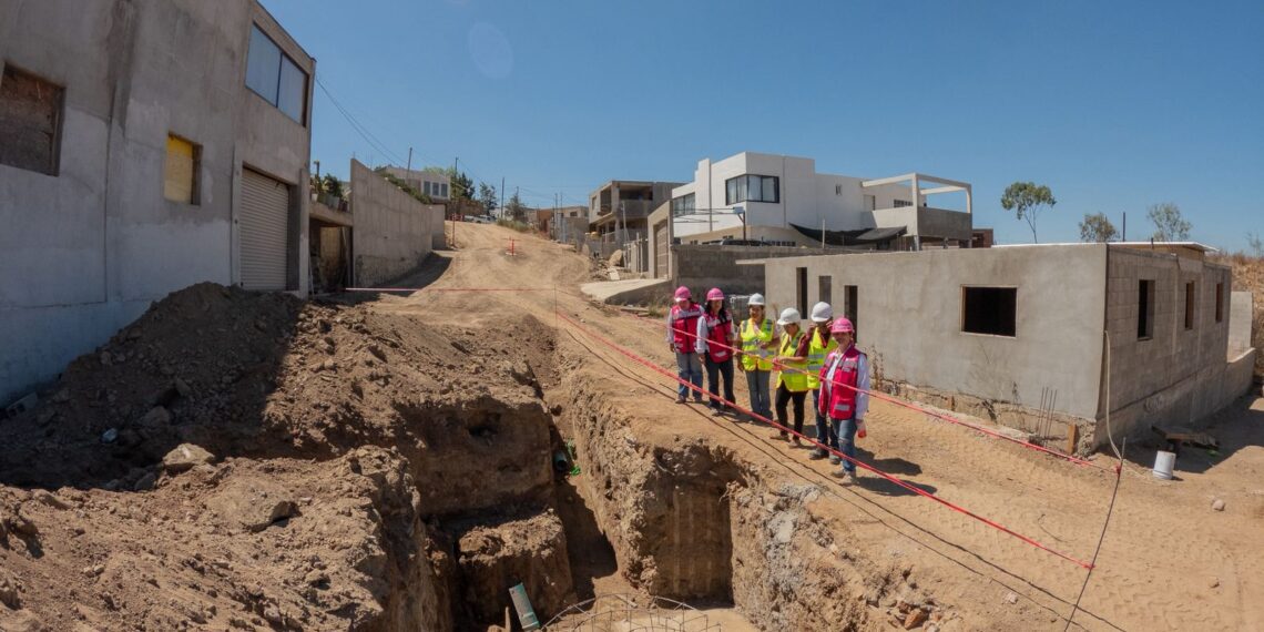 CESPTE y CCS supervisan obra de saneamiento en Ecochumá, Tecate