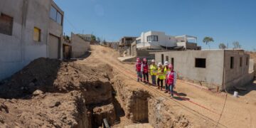 CESPTE y CCS supervisan obra de saneamiento en Ecochumá, Tecate